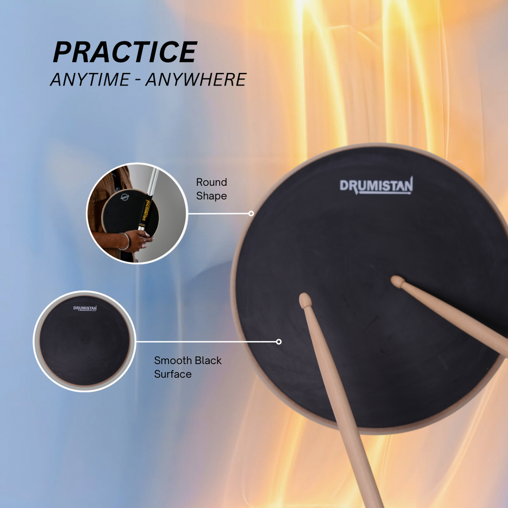 10" Active Rebound Drum Practice Pad - DRUMISTAN PERCUSSION