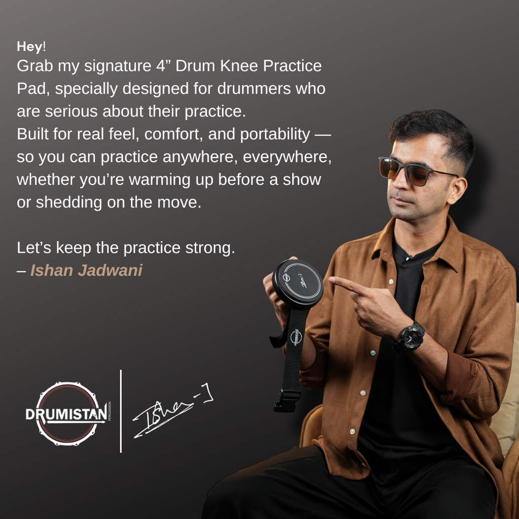 Ishan Jadwani Signature 4" Knee practice pad ( Black )