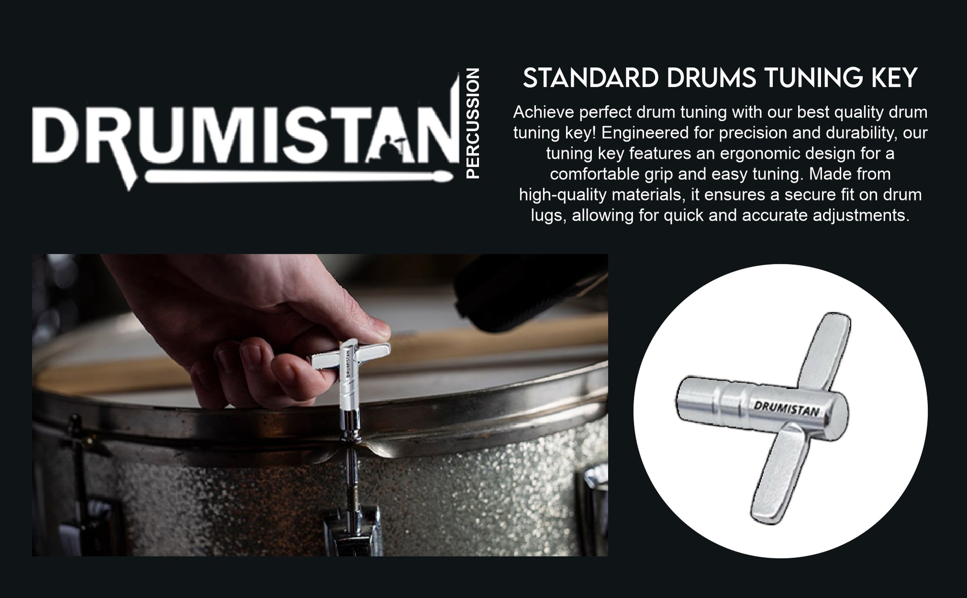 Standard Drum Tuning Key (Pack of 1)
