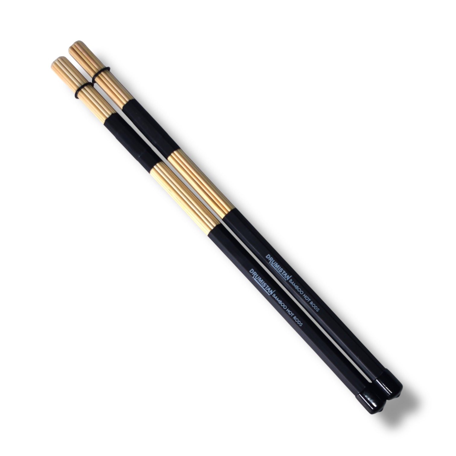 Bamboo Drum Sticks Rods (Black)