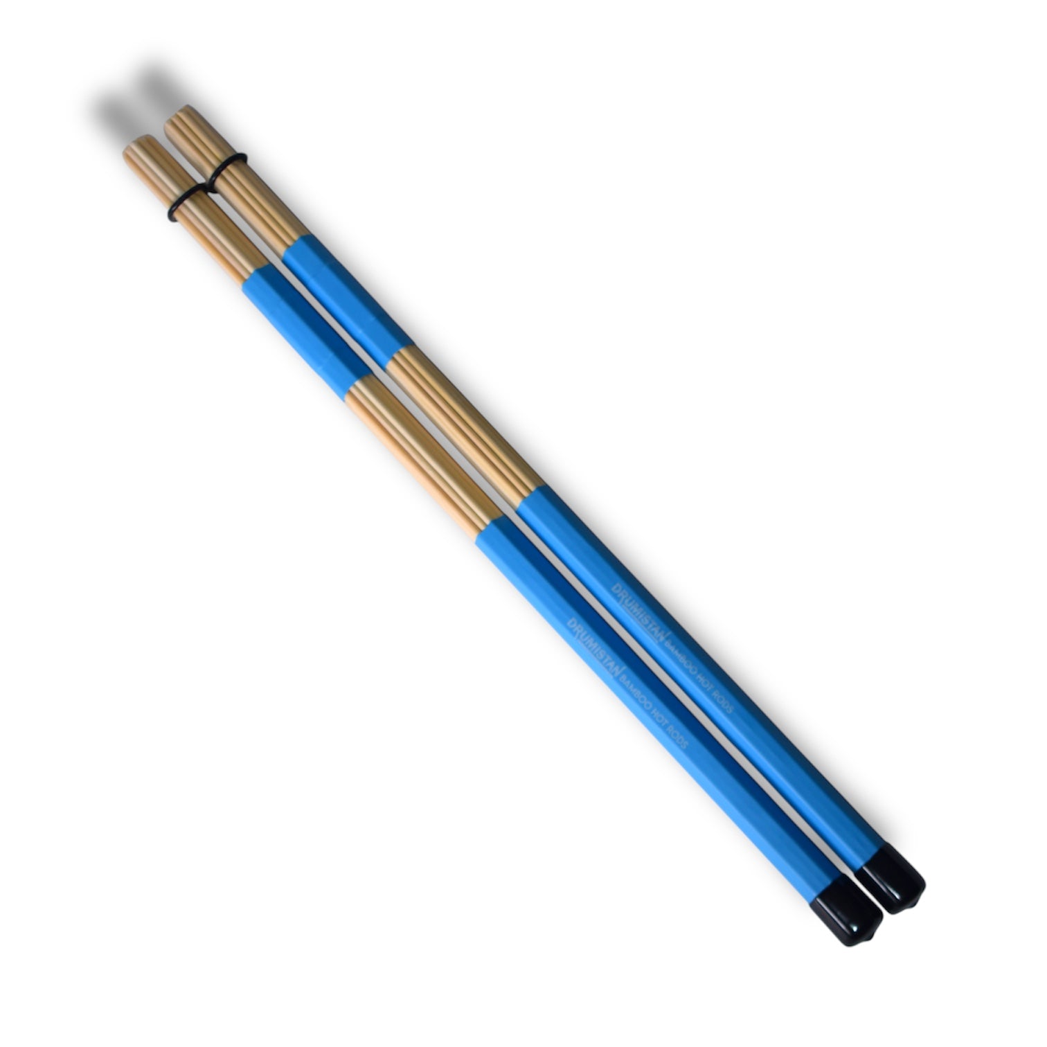 Bamboo Drum Sticks Rods (Blue)