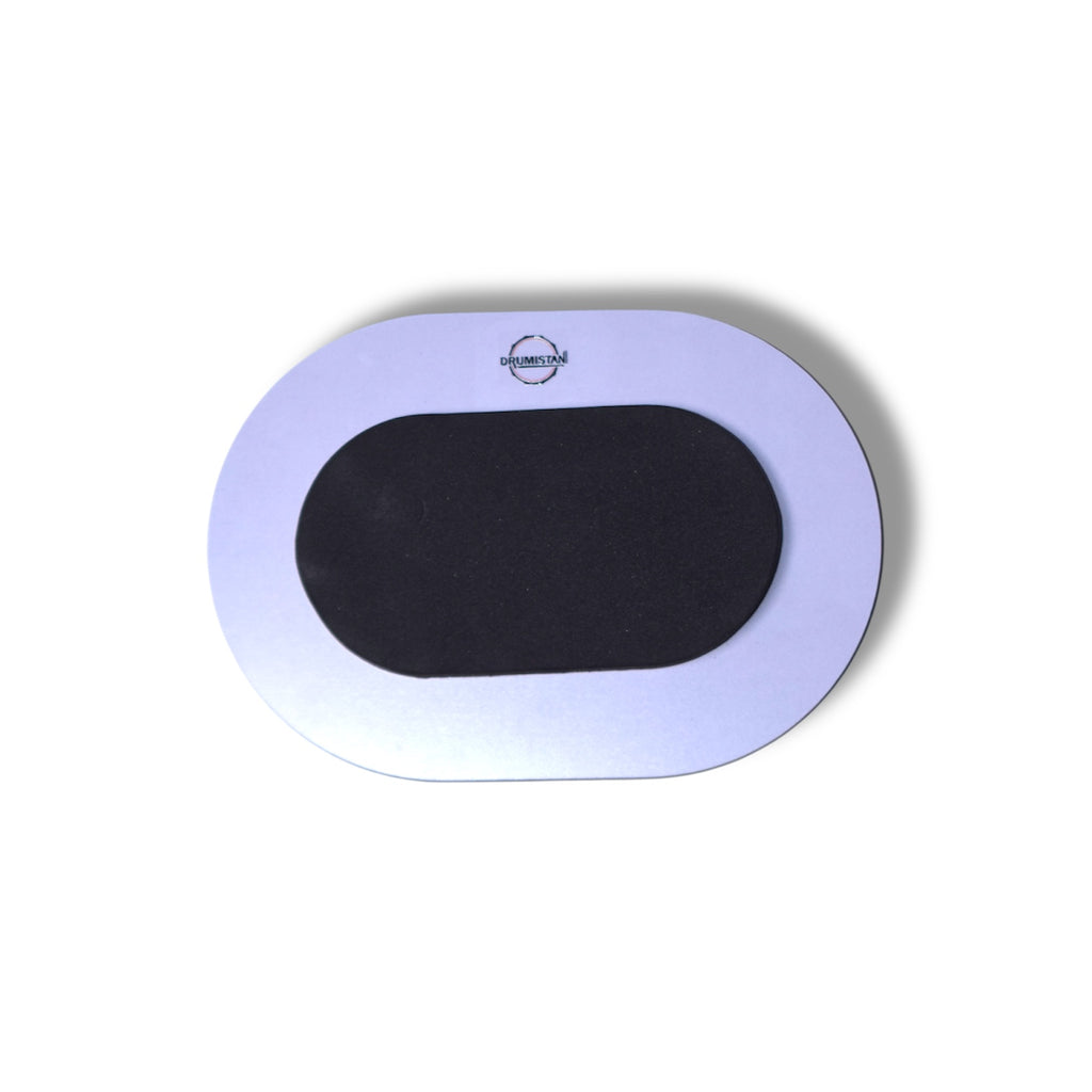 Drum Mute Pad Kit, 9-Piece Black, Silent Training Set with Multiple Sizes (10,12,14,16) shell set + 3 cymbals set + kick mute pad