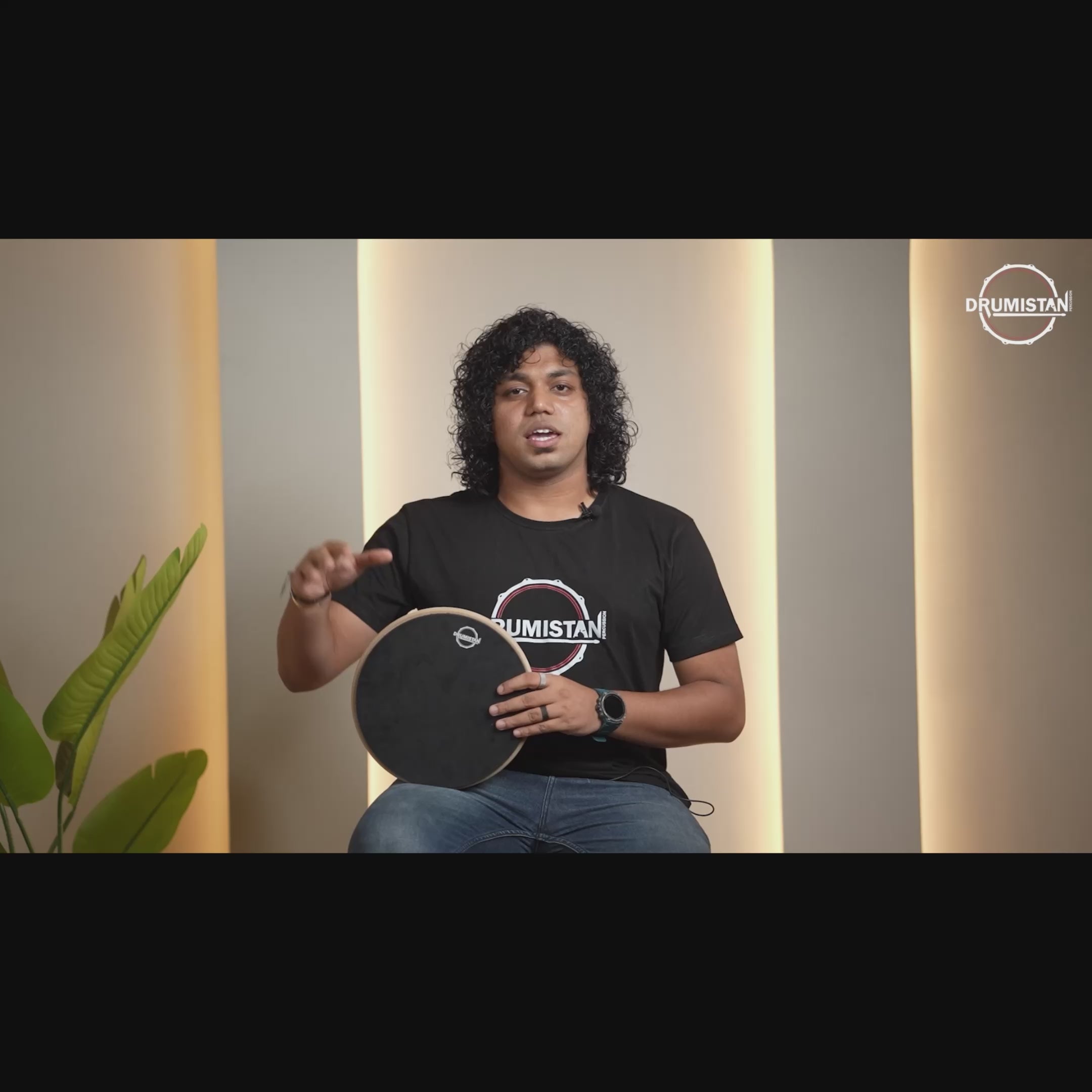 Active Rebound 10" Drum Practice Pad (Black)
